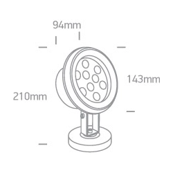 kinkiecik.pl The LED Underwater Range Stainless steel 69064C/C ONE LIGHT