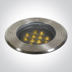 SS316L IP67 INGROUND ADJUSTABLE 12x1,5W WW 36deg 230V DARK LIGHT 69074C/W ONE LIGHT