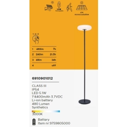 Lampa stojąca POPS SOLAR 6910901012 LUTEC