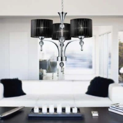 Lampa wisząca Impress 3 AZ0498 Black AZZARDO