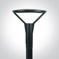 BLACK LED 25-75W CCTV IP66 120-240V 70112/B/V ONE LIGHT