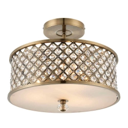 kinkiecik.pl Lampa sufitowa Hudson 3LT Semi Flush 70558 ENDON