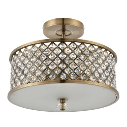 kinkiecik.pl Lampa sufitowa Hudson 3LT Semi Flush 70558 ENDON