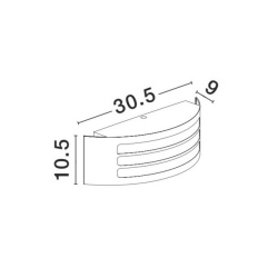 Kinkiet SANTIAGO LE71401 Luces Exclusivas - zdjęcie dodatkowe 1