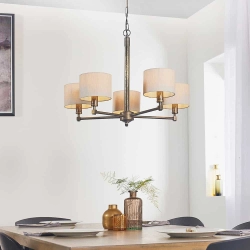 kinkiecik.pl Lampa wisząca Indara 5LT Pendant 71345 ENDON