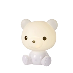 DODO Bear Lampa stołowa dziecięca LED Dim. 1x3W 3 StepDim biały 71590/03/31 Lucide - zdjęcie produktu