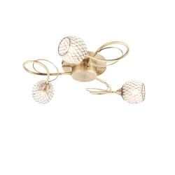 kinkiecik.pl Lampa sufitowa Aherne 3LT Semi Flush 73758 ENDON