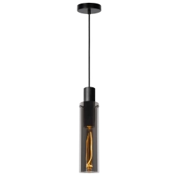 Lampa wisząca ORLANDO Ø 10 cm 1xE27 przydymiony szary 74404/01/65 Lucide - zdjęcie produktu
