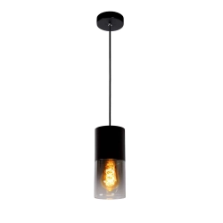 Lampa wisząca ZINO Ø 10 cm 1xE27 czarny 74410/01/65 Lucide - zdjęcie produktu