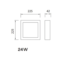 Lampa sufitowa Mantra Saona 4000K 6633MA - zdjęcie dodatkowe 1