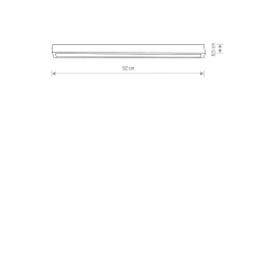 Plafon STRAIGHT LED CEILING M 7553 grafitowy 92cm Nowodvorski - zdjęcie dodatkowe 1