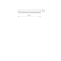 Plafon STRAIGHT LED CEILING S black 7597 czarny 62cm Nowodvorski - zdjęcie dodatkowe 1
