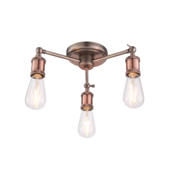 kinkiecik.pl Lampa sufitowa Hal 3LT Semi Flush 76124 ENDON