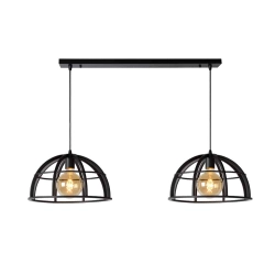 Lampa wisząca DIKRA 2xE27 czarny 76464/02/30 Lucide - zdjęcie produktu