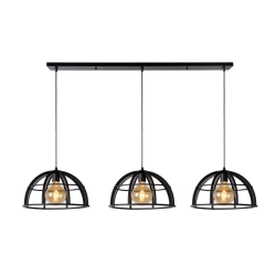Lampa wisząca DIKRA 3xE27 czarny 76464/03/30 Lucide - zdjęcie produktu