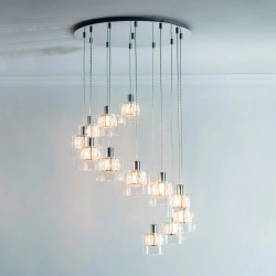 kinkiecik.pl Lampa wisząca Verina 12LT Pendant 76518 ENDON
