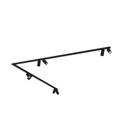 Listwa MONO CORNER VIII 2X200 BLACK/GOLD 7702 Nowodvorski - zdjęcie produktu