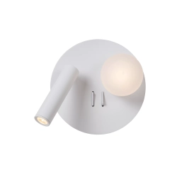MATIZ kinkiet LED 1x3,5W 3000K Z punktem ładowania USB Biały 77286/02/31 Lucide - zdjęcie produktu