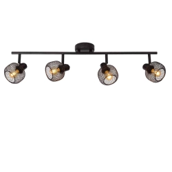 Listwa oświetleniowa MAREN 4xE14 czarny 77978/04/30 Lucide - zdjęcie produktu