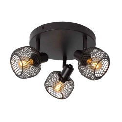Plafon MAREN 3xE14 czarny 77978/13/30 Lucide - zdjęcie produktu
