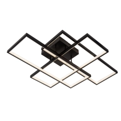 LOKERO Plafon LED Dim. CCT 1x60W 2700K/4000K czarny 78101/60/30 Lucide - zdjęcie produktu