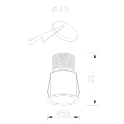 Lampa zewnętrzna Mantra Guincho 7082MA - zdjęcie dodatkowe 1