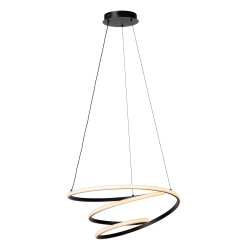 ESPIRAL Lampa wisząca LED Dim. CCT 1x40W 2700K/4000K czarny 78403/40/30 Lucide - zdjęcie produktu