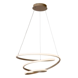 ESPIRAL Lampa wisząca LED Dim. CCT 1x40W 2700K/4000K Taupe 78403/40/41 Lucide - zdjęcie produktu