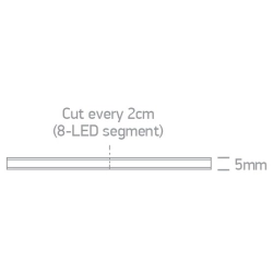 Taśma LED COB STRIP 24V EW 5m ROLL 10W/m 3YW IP20 7843E/EW ONE LIGHT