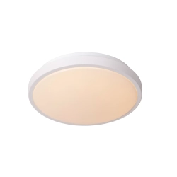 DASHER Lampa sufitowa Ø 29,3 cm LED 1x12W 2700K IP44 Czujnik ruchu i dzień/noc biały 79110/30/31 Lucide - zdjęcie produk