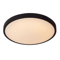 DASHER Lampa sufitowa Ø 41 cm LED 1x24W 2700K IP44 Czujnik ruchu i dzień/noc Czarny 79110/40/30 Lucide - zdjęcie produkt