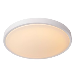 DASHER Lampa sufitowa Ø 41 cm LED 1x24W 2700K IP44 Czujnik ruchu i dzień/noc biały 79110/40/31 Lucide - zdjęcie produktu