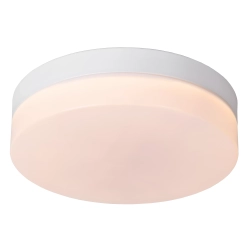 BISKIT Lampa sufitowa Ø 23 cm LED 1x12W 2700K IP44 Czujnik ruchu i dzień/noc biały 79111/24/31 Lucide - zdjęcie produktu
