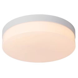 BISKIT Lampa sufitowa Ø 28 cm LED 1x18W 2700K IP44 Czujnik ruchu i dzień/noc biały 79111/30/31 Lucide