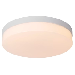 BISKIT Lampa sufitowa Ø 34,5 cm LED 1x24W 2700K IP44 Czujnik ruchu i dzień/noc biały 79111/36/31 Lucide - zdjęcie produk