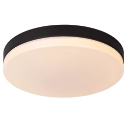 BISKIT Lampa sufitowa Ø 40 cm LED 1x36W 2700K IP44 Czujnik ruchu i dzień/noc Czarny 79111/40/30 Lucide - zdjęcie produkt