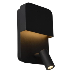 Kinkiet BOXER LED 3000K With USB charging point czarny 79200/08/30 Lucide - zdjęcie produktu
