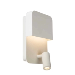 Kinkiet BOXER LED 3000K With USB charging point biały 79200/08/31 Lucide - zdjęcie produktu