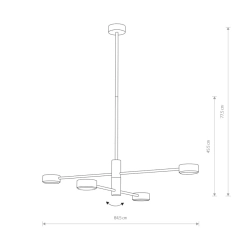 Lampa wisząca Orbit IV 7941 Nowodvorski - zdjęcie dodatkowe 1