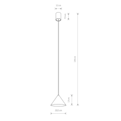 Lampa wisząca ZENITH S white 7997 Nowodvorski - zdjęcie dodatkowe 1