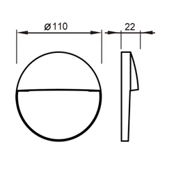 Lampa zewnętrzna Mantra Baker 7014MA - zdjęcie dodatkowe 1