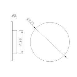 Lampa sufitowa/ścienna Mantra Bora Bora C0124MA - zdjęcie dodatkowe 1