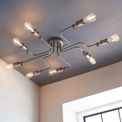 kinkiecik.pl Lampa sufitowa HAL 8LT SEMI FLUSH 81610 ENDON