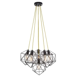 kinkiecik.pl Lampa wisząca Icosa 6LT Pendant 81745 ENDON