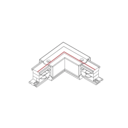 Łącznik kątowy biały prawy Commercial Lighting CTLS POWER L CONNECTOR RIGHT WHITE 8227 Nowodvorski - zdjęcie dodatkowe 1