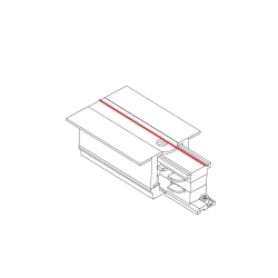 Końcówka zasilająca wpuszczana lewa biała CTLS RECESSED POWER END CAP, LEFT (PE-L) WHITE 8234 Nowodvorski - zdjęcie dodatkowe 1
