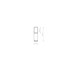 Klosz CAMELEON CYLINDER M BLACK 8541 Nowodvorski - zdjęcie dodatkowe 1