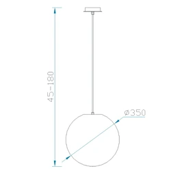 Lampa wisząca Mantra Avoriaz 1397MA - zdjęcie dodatkowe 1