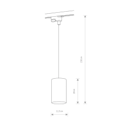 Lampa wisząca na szynę PROFILE BIT BLACK 8823 Nowodvorski - zdjęcie dodatkowe 1