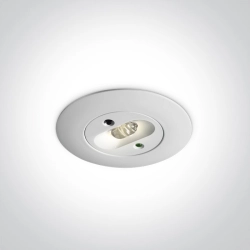 EMERGENCY RECESSED 3W 230V 3hrs 89002 ONE LIGHT